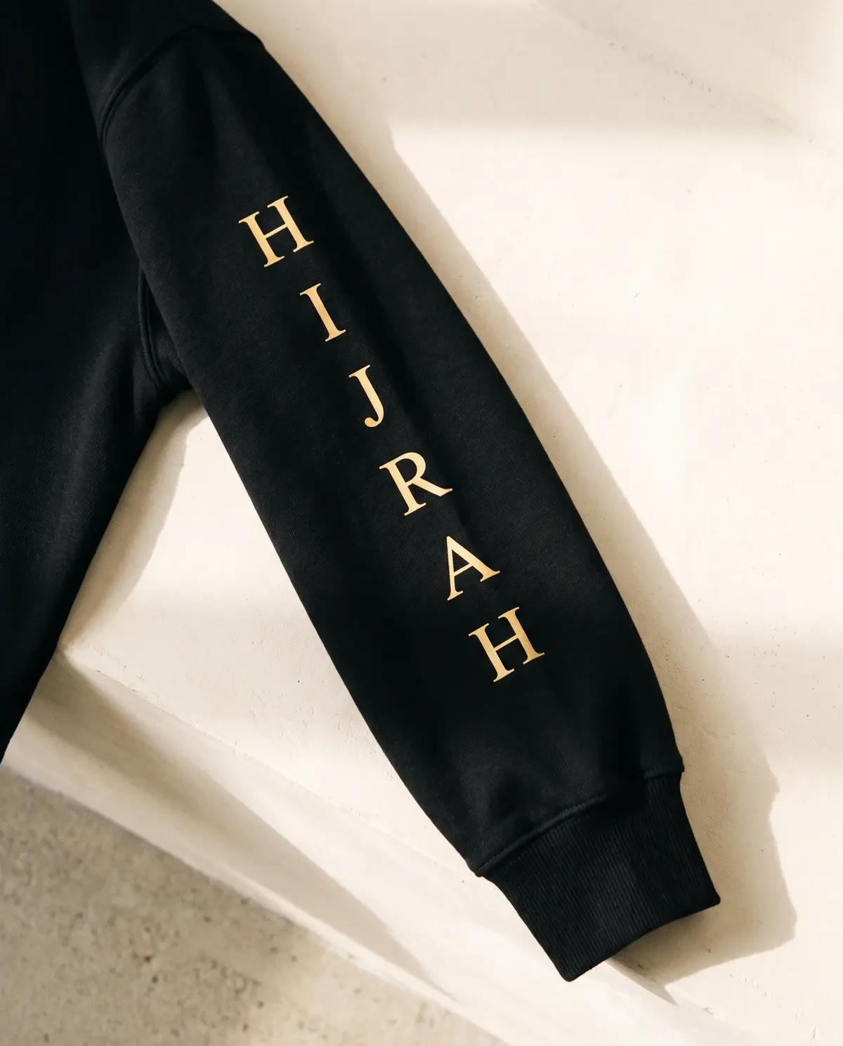 The Power of Hijrah · Black · Sleeve