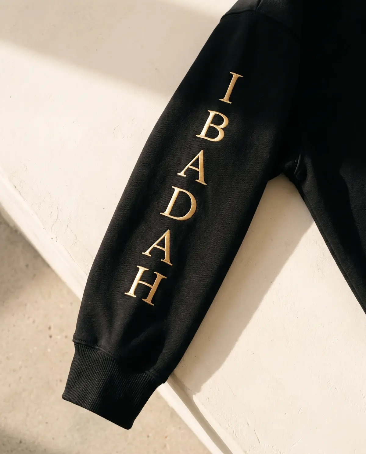 The Power of Ibadah · Black · Sleeve