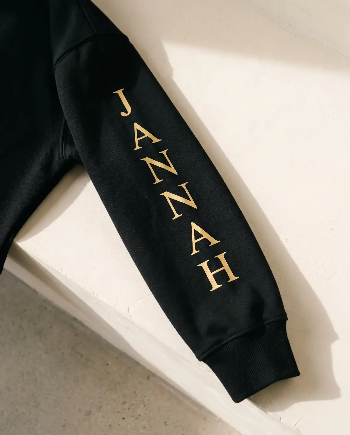 The Power of Jannah · Black · Sleeve