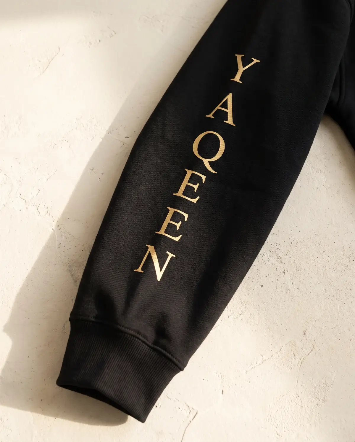 The Power of Yaqeen · Black · Sleeve